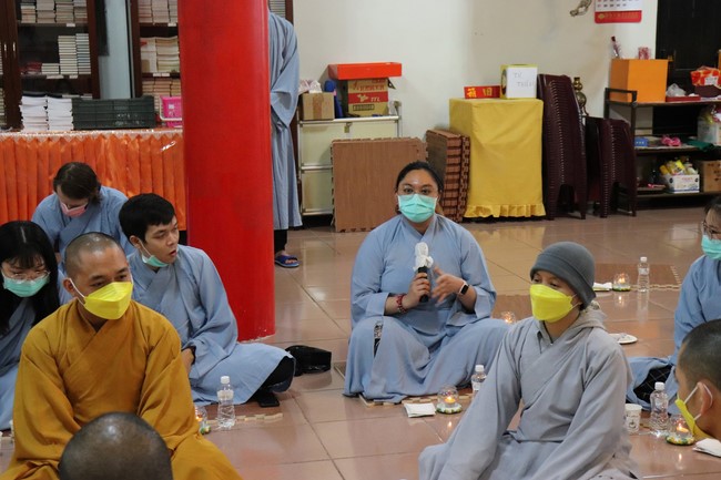 Assembly for worshiping Bodhisattva Avalokitesvara at Linh An Pagoda