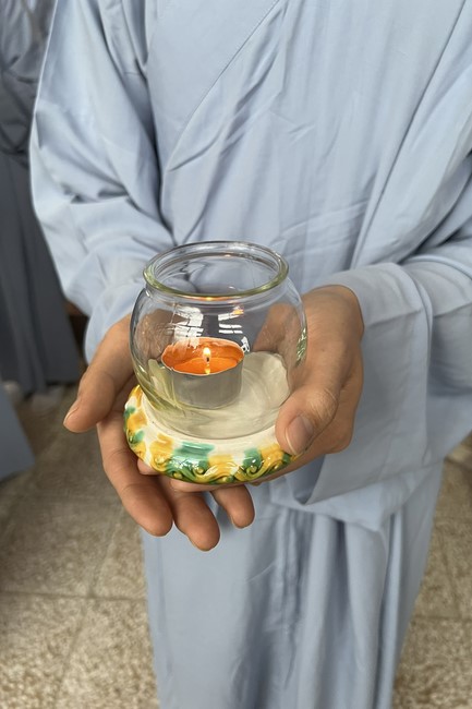 Assembly for worshiping Bodhisattva Avalokitesvara at Linh An Pagoda