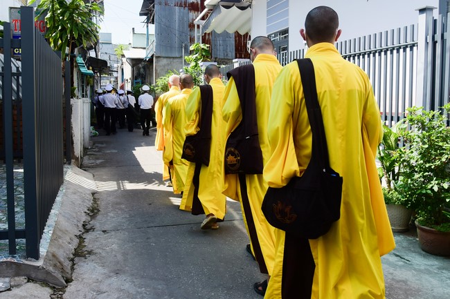 Visiting Buddhist Tinh Tai Funeral in Kien Giang province