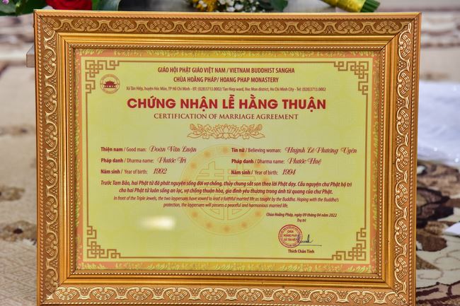 Wedding Ceremony at the pagoda