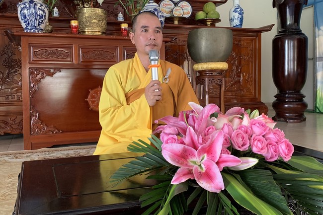 4th day of 16th retreat Practice as the Buddha's teachings” of at Dong Cao Pagoda
