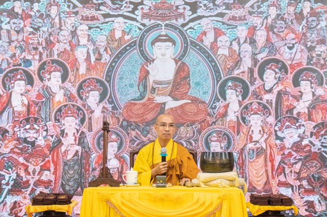 The “Envoy of Tathagata Retreat at Hoa Phuc pagoda