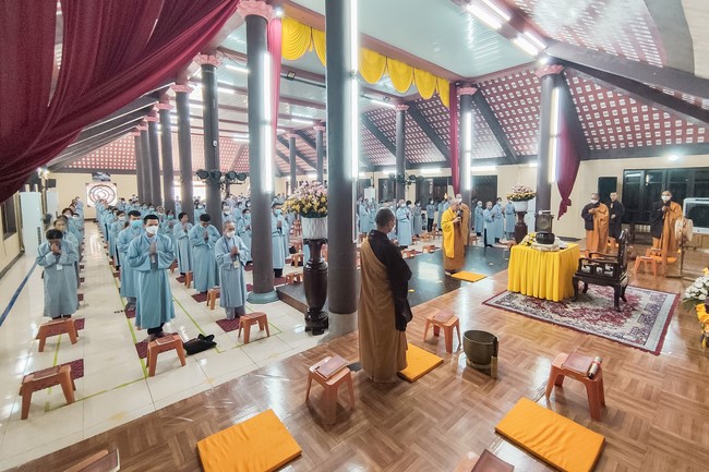 The “Envoy of Tathagata Retreat at Hoa Phuc pagoda
