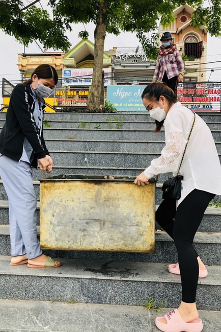 Thiện sự ngày Rằm tại chùa Đống Cao