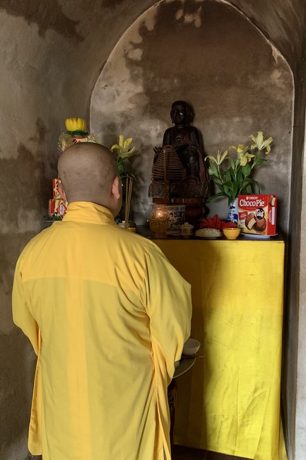 Thiện sự ngày Rằm tại chùa Đống Cao