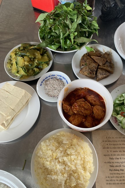 Thiện sự ngày Rằm tại chùa Đống Cao