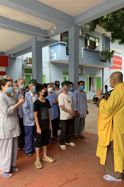 Thiện sự ngày Rằm tại chùa Đống Cao