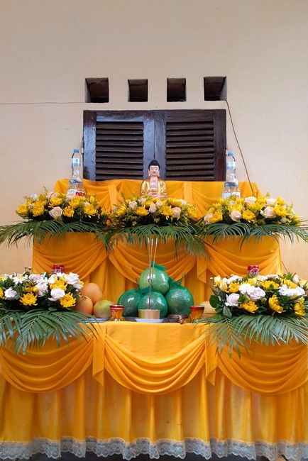 Thiện sự ngày Rằm tại chùa Đống Cao