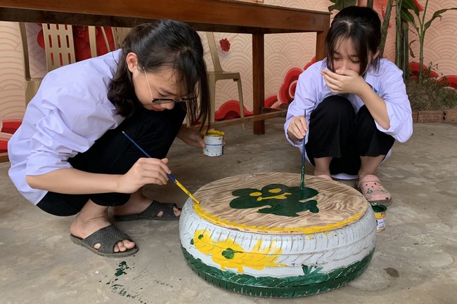 Thiện sự ngày Rằm tại chùa Đống Cao