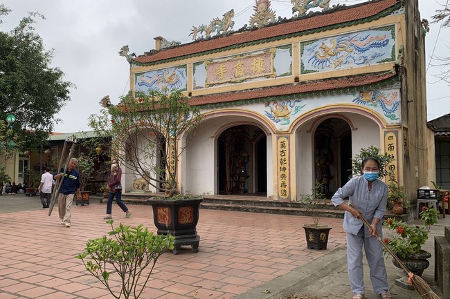 Thiện sự ngày Rằm tại chùa Đống Cao