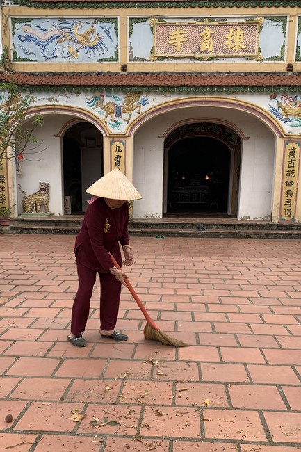 Thiện sự ngày Rằm tại chùa Đống Cao