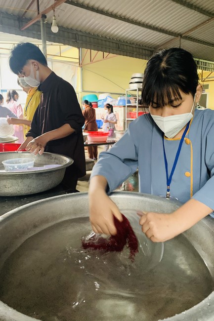 The 9th lotus seeds Sowing Retreat at Dong Cao Pagoda