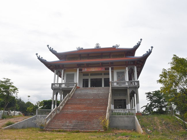 Construction progress of Dang Phap pagoda