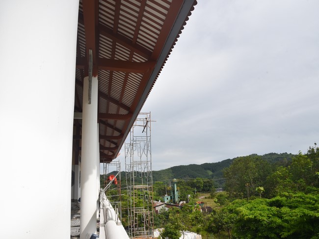 Construction progress of Dang Phap pagoda