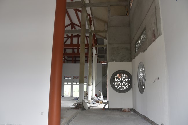 Construction progress of Dang Phap pagoda