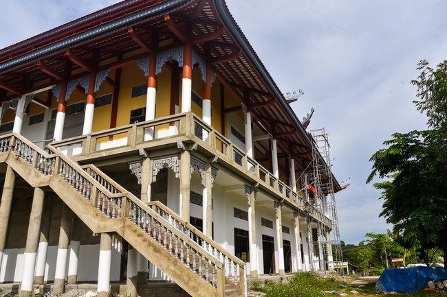 Construction progress of Dang Phap pagoda