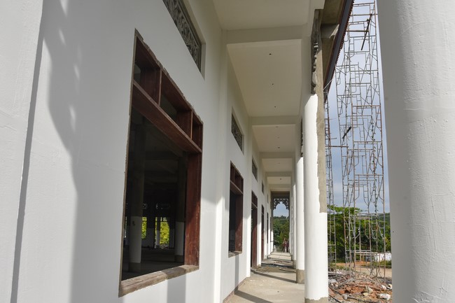 Construction progress of Dang Phap pagoda