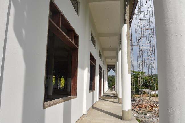 Construction progress of Dang Phap pagoda