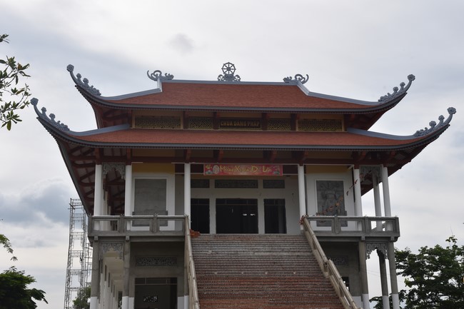 Construction progress of Dang Phap pagoda