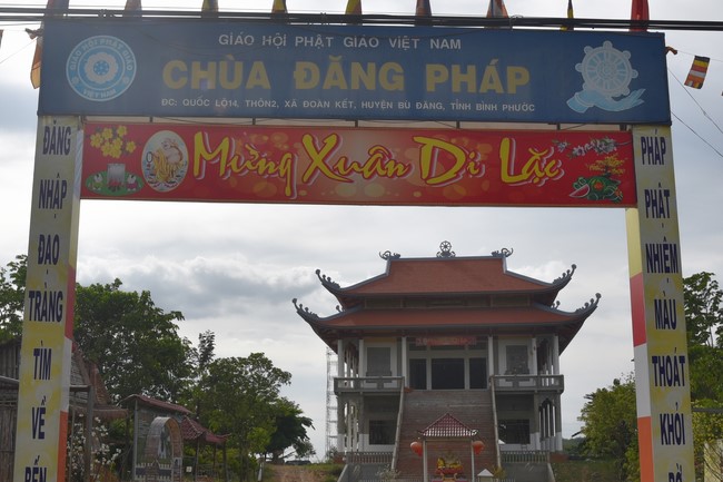 Construction progress of Dang Phap pagoda