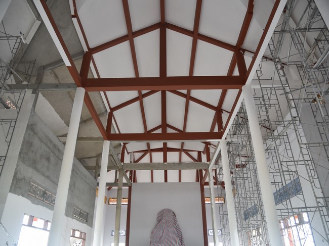 Construction progress of Dang Phap pagoda