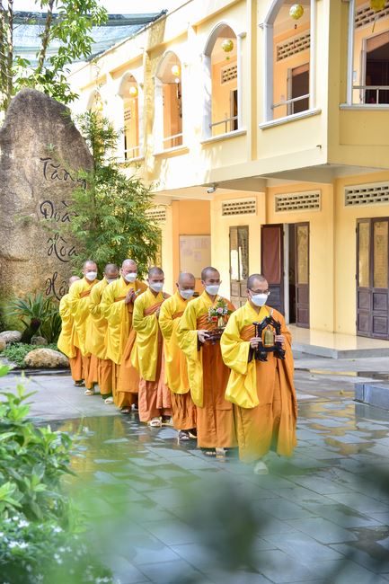 Wedding Ceremony at the pagoda
