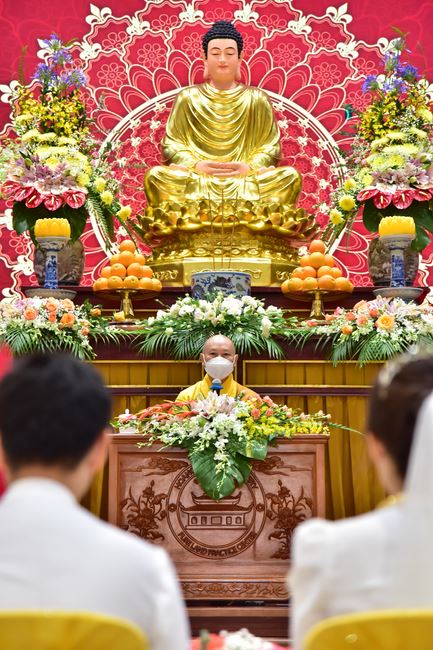 Wedding Ceremony at the pagoda