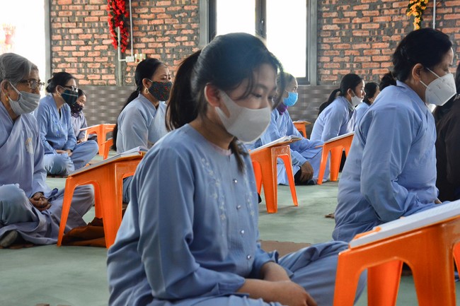 One-day peaceful Day at Tu Phap Co Tu Pagoda