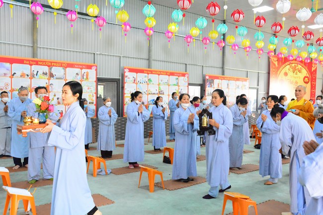 One-day peaceful Day at Tu Phap Co Tu Pagoda