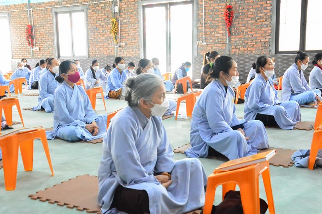 One-day peaceful Day at Tu Phap Co Tu Pagoda