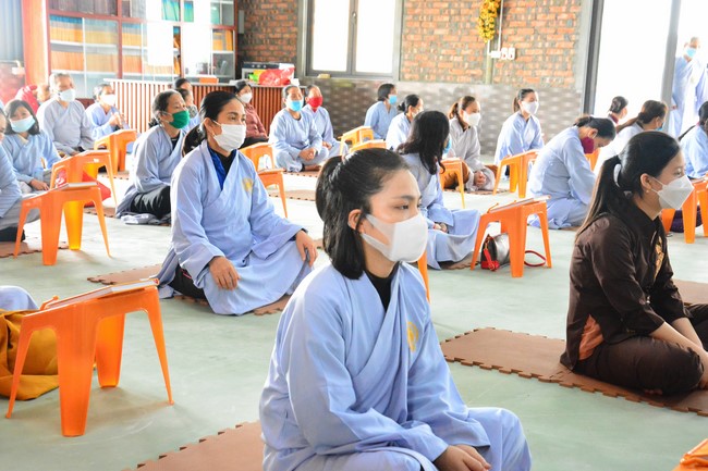 One-day peaceful Day at Tu Phap Co Tu Pagoda