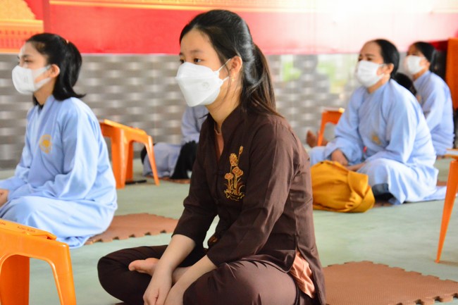 One-day peaceful Day at Tu Phap Co Tu Pagoda