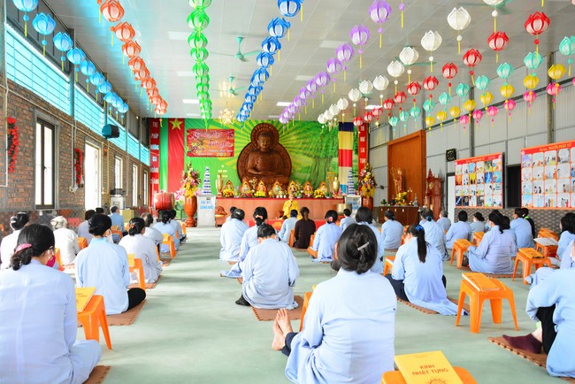 One-day peaceful Day at Tu Phap Co Tu Pagoda