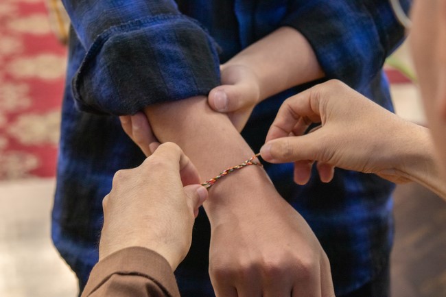 Visit and offering incense at Hoa Phuc pagoda of Bac Giang students