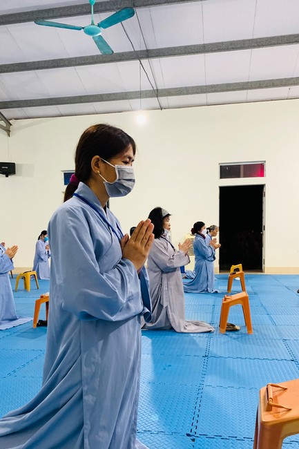 The 16th retreat “Practice as the Buddha's Teachings” at Dong Cao Pagoda