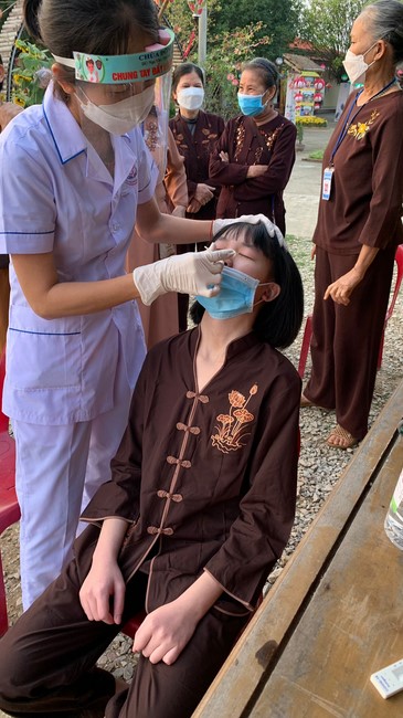 The 16th retreat “Practice as the Buddha's Teachings” at Dong Cao Pagoda