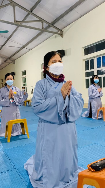 The 16th retreat “Practice as the Buddha's Teachings” at Dong Cao Pagoda