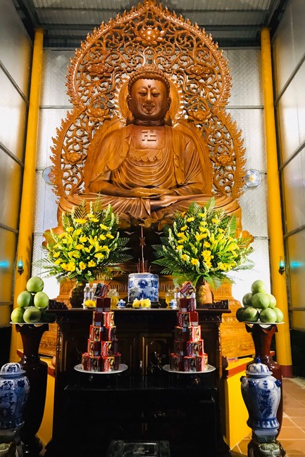 The Buddha’s birthday celebration at Dong Cao pagoda