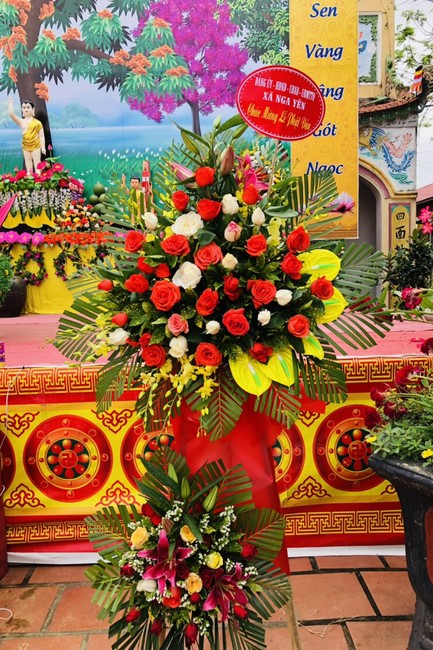 The Buddha’s birthday celebration at Dong Cao pagoda