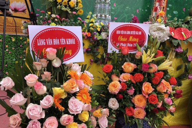 The Buddha’s birthday celebration at Dong Cao pagoda