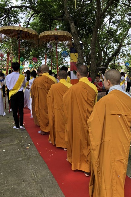 The Buddha’s birthday celebration at Dong Cao pagoda