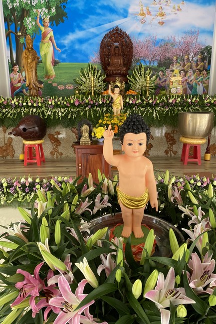 Buddha's Birthday Ceremony at Suoi Phap Pagoda, Tay Ninh