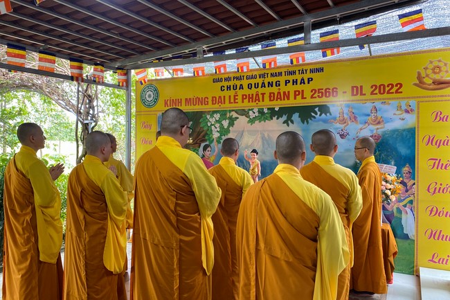 Buddha's Birthday Ceremony at Quang Phap pagoda, Tay Ninh