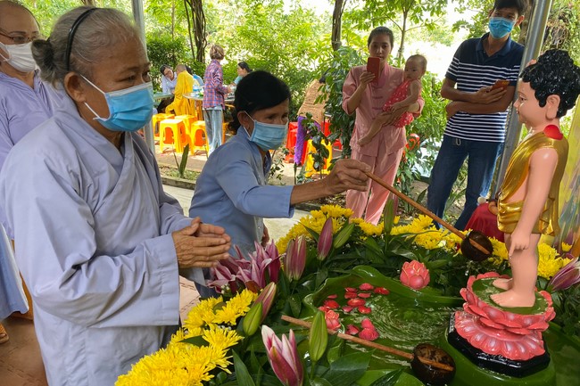 Buddha's Birthday Ceremony at Quang Phap pagoda, Tay Ninh