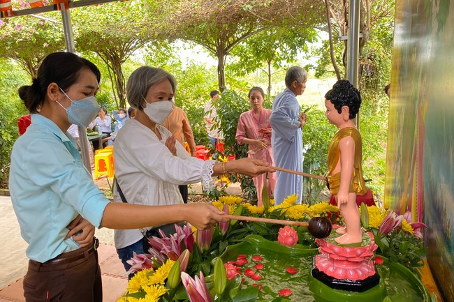 Buddha's Birthday Ceremony at Quang Phap pagoda, Tay Ninh