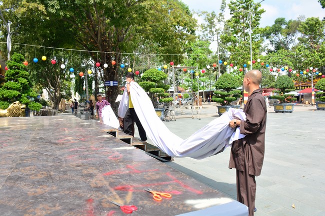 Preparing for the Vesak Great Ceremony of Buddha's Birthday 2022 (part 2)