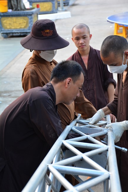 Preparing for the Vesak Great Ceremony of Buddha's Birthday 2022 (part 2)
