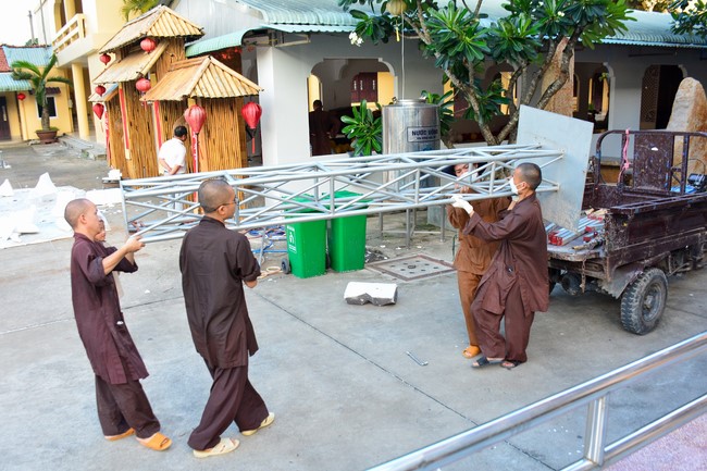 Preparing for the Vesak Great Ceremony of Buddha's Birthday 2022 (part 2)