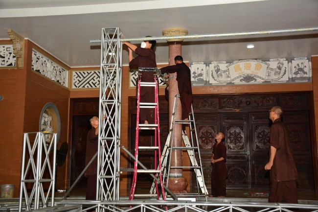 Preparing for the Vesak Great Ceremony of Buddha's Birthday 2022 (part 2)