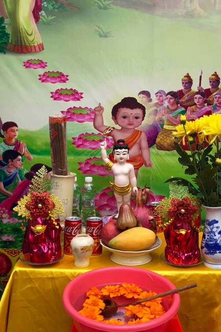 Chùa Đống Cao: Thăm lễ đài, thiết kế vườn Lâm Tỳ Ni tại tư gia